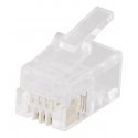 Deltaco MD-1A laido jungtis RJ9/RJ10/RJ22 Permatomas Deltaco MD-1A laido jungtis RJ9/RJ10/RJ22 Permatomas