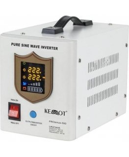 Nepertraukiamo maitinimo šaltinis 500W 12V/230Vac KEMOT PROsinus-500