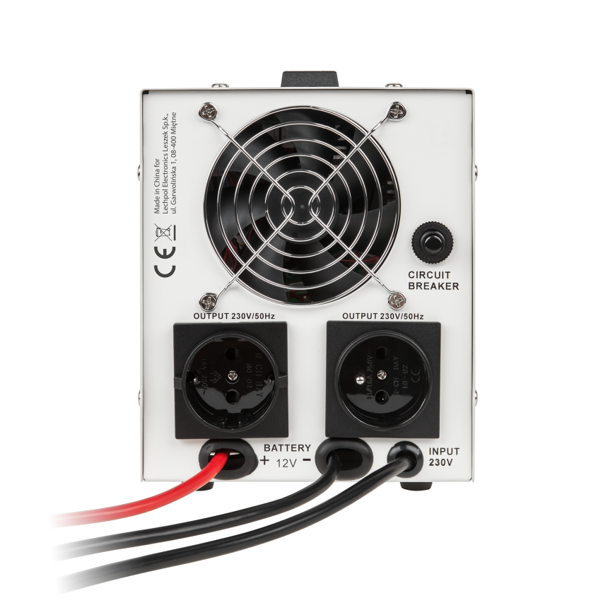 Uninterruptible power supply 500W 12V/230Vac KEMOT PROsinus-500 – 10