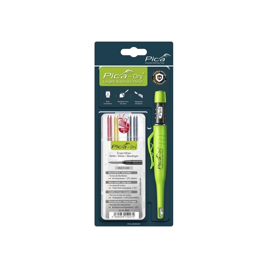 Pica DRY Bundle with 1x Marker + 1x Refills No. 4020
