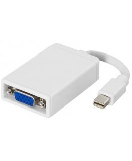 Deltaco DP-VGA4 vaizdo kabelio adapteris 0,05 m VGA (D-Sub) DisplayPort Balta