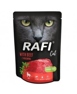 DOLINA NOTECI Rafi Beef - mitrā kaķu barība - 300g