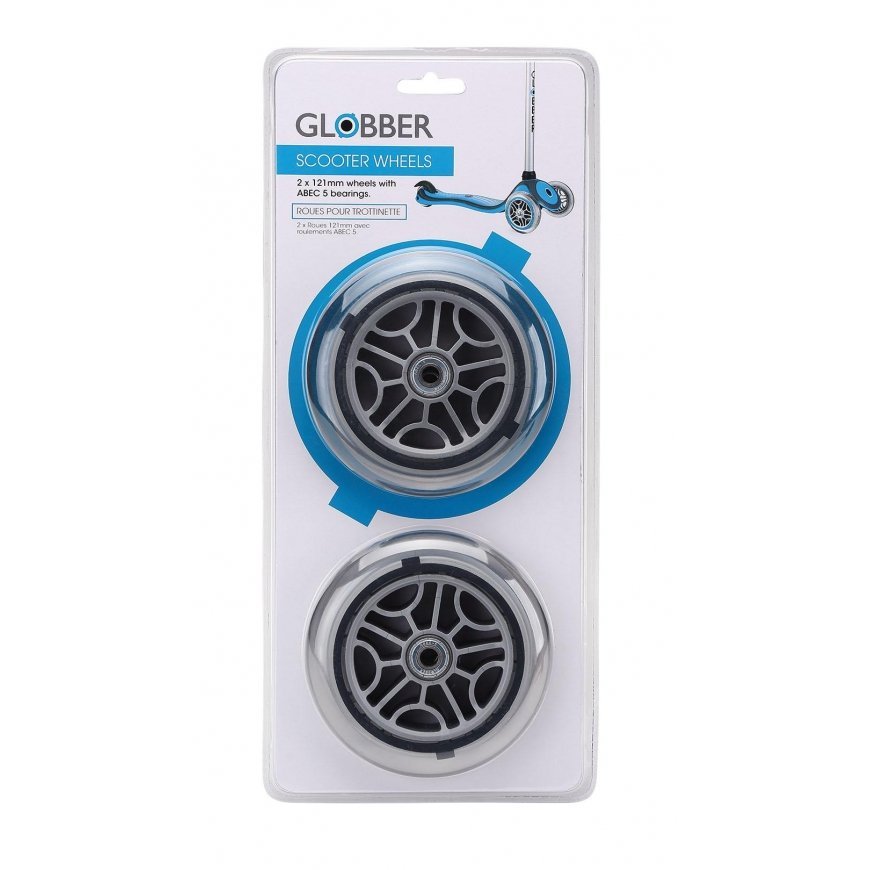 GLOBBER Wheel Set for PRIMO/EVO/ELITE/FLOW 12 121 mm – 2