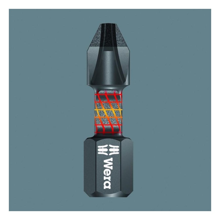 Screwdriver bit WERA 851/1 IMP DC PZ 2 x25 mm – 19