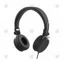 STREETZ headphones with microphone, foldable, 3.5 mm connection, 1 button remote control, 1.5 m cable, white / HL-W203 STREETZ headphones with microphone, foldable, 3.5 mm connection, 1 button remote control, 1.5 m cable, white / HL-W203