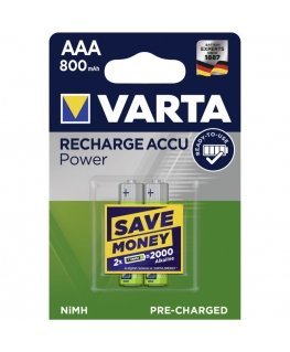 50x2 Varta Rechargeable Accu NiMh 800 mAh Micro