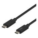 Deltaco USBC-1503 USB kabelis 2 m USB 3.2 Gen 1 (3.1 Gen 1) Melns Deltaco USBC-1503 USB kabelis 2 m USB 3.2 Gen 1 (3.1 Gen 1) Melns