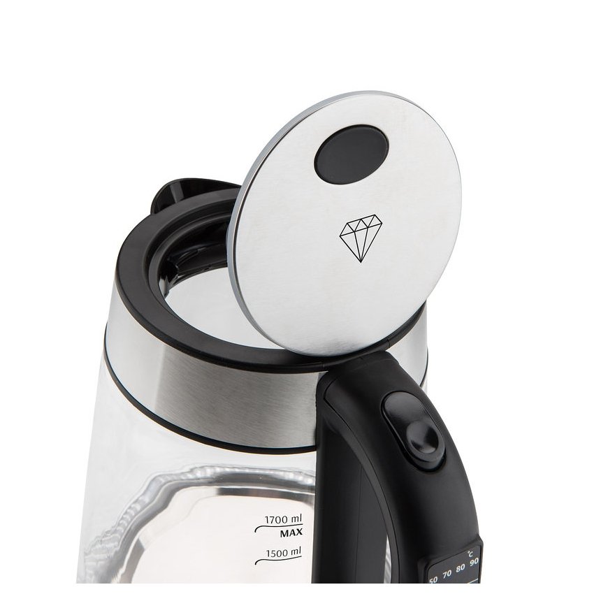 Eta Crystela Digi electric kettle 1.7 L 2200 W Black, Transparent – 3