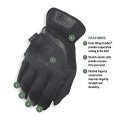 Mechanix Wear Gloves Mechanix FastFit® black, size 12/XXL. Ruched cuff, 0.6 mm artificial leather, TrekDry®, touchscreen technol