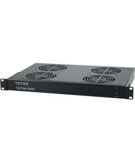 Fuj:tech 1U 19" tuuletinsarja, 4 tuuletinta, 230V