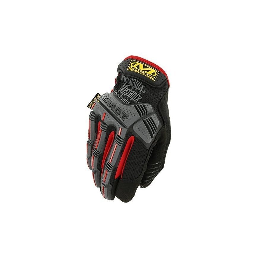 Mechanix Wear Gloves Mechanix M-Pact® 52 black/red 10/L size. Velcro, TrekDry®, Synthetic Leather, Palm, Gear, Armortex®, Finger – 14