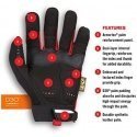 Mechanix Wear Gloves Mechanix M-Pact® 52 black/red 10/L size. Velcro, TrekDry®, Synthetic Leather, Palm, Gear, Armortex®, Finger Mechanix Wear Gloves Mechanix M-Pact® 52 black/red 10/L size. Velcro, TrekDry®, Synthetic Leather, Palm, Gear, Armortex®, Finger