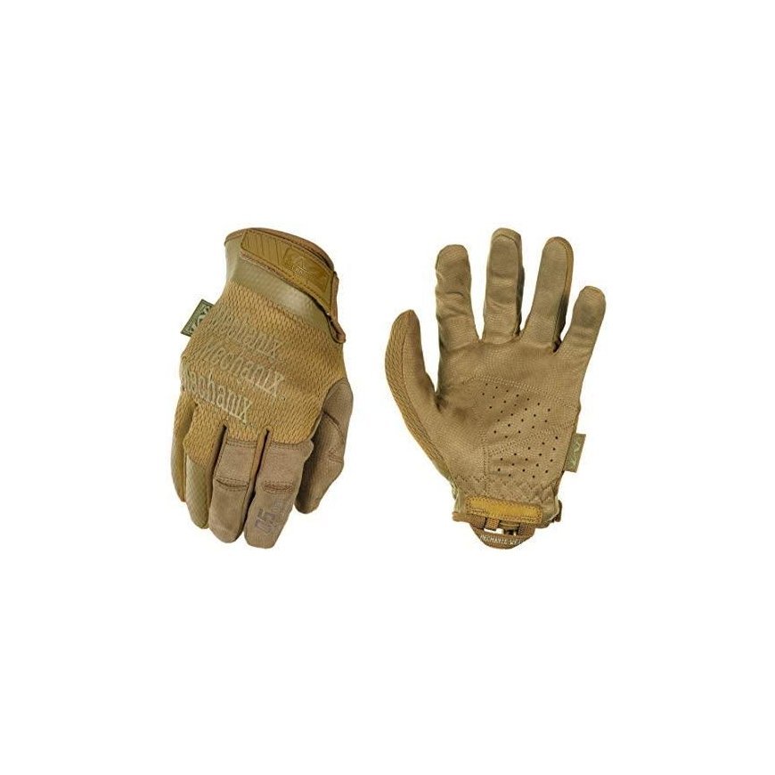 Mechanix Wear Pirštinės Mechanix Speclialty 0.5 Coyote 11/XL. 0,5mm storio delnas. Velcro, dirbtinė oda, TrekDry®, Lycra – 3
