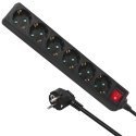 Maclean Energy MCE195G - Pistikupesa karp 6-suunaline 5m Must Maclean Energy MCE195G - Pistikupesa karp 6-suunaline 5m Must