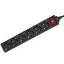 Maclean Energy MCE195G - Pistikupesa karp 6-suunaline 5m Must Maclean Energy MCE195G - Pistikupesa karp 6-suunaline 5m Must
