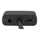 HDMI - VGA adapteris DELTACO 1920x1080 60Hz, 0.2m, juodas / HDMI-VGA7 / 00100028 HDMI - VGA adapteris DELTACO 1920x1080 60Hz, 0.2m, juodas / HDMI-VGA7 / 00100028