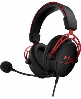 HP HyperX Cloud Alpha Laisvų rankų įranga Vielinis Su lankeliu Žaidimams Juoda, Raudona