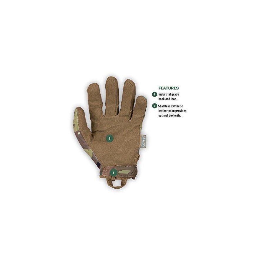 Mechanix Wear Pirštinės Mechanix The Original® Multicam® Camouflage 9/M dydis. Velcro, dirbtinė oda, TrekDry® – 4