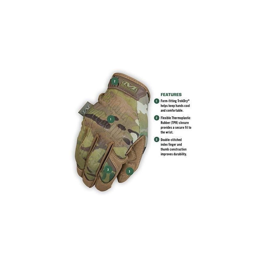 Mechanix Wear Gloves Mechanix The Original® Multicam® Camouflage size 9/M. Velcro, artificial leather, TrekDry® – 9