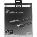 Deltaco USB2-EX15M USB kabelis 15 m USB 2.0 USB A Melns Deltaco USB2-EX15M USB kabelis 15 m USB 2.0 USB A Melns