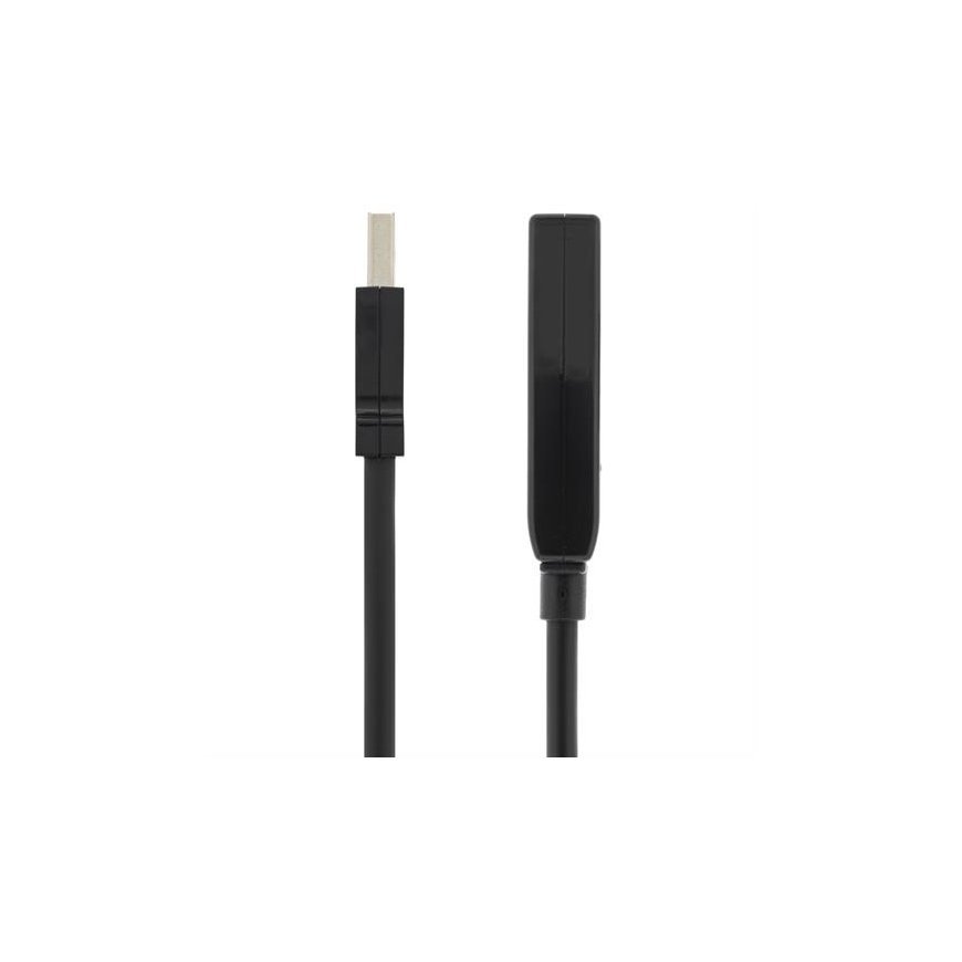 Deltaco USB2-EX15M USB kabelis 15 m USB 2.0 USB A Melns – 2