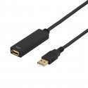 Deltaco USB2-EX15M USB кабель 15 m USB 2.0 USB A Черный Deltaco USB2-EX15M USB кабель 15 m USB 2.0 USB A Черный