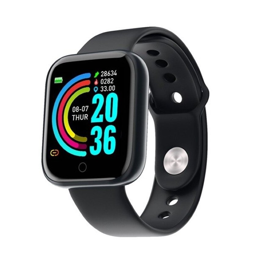 iWear M8 Smart & Fit Watch with Full Touch 1.3'' IPS Media control / HR / Blood pressure / Social Black