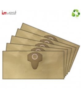 Invest Eco XL Paper Vacuum Cleaner bags De Longhi Pental Compra Domoscout / Knaufland (5pcs.)