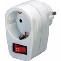 Power strip, 1xCEE 7/4, 1xCEE 7/7, switch Brennenstuhl white / GT-468 Power strip, 1xCEE 7/4, 1xCEE 7/7, switch Brennenstuhl white / GT-468