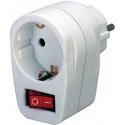 Power strip, 1xCEE 7/4, 1xCEE 7/7, switch Brennenstuhl white / GT-468 Power strip, 1xCEE 7/4, 1xCEE 7/7, switch Brennenstuhl white / GT-468