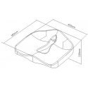 ErgoWork Memory Foam Pro cushion ErgoWork Memory Foam Pro cushion