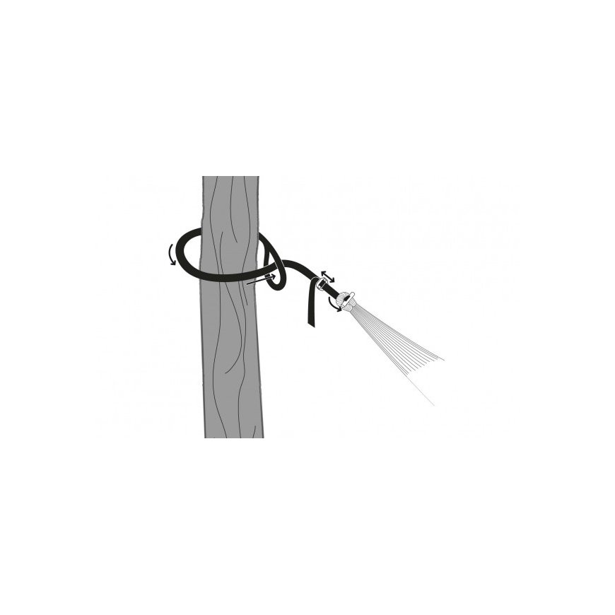 AMAZONAS AZ-3025002 hammock accessory Strap Black Aluminium, Polyester, Steel 200 kg – 4