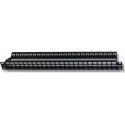 Intracom INTELLINET 720328 Intellinet Blank 24-port panel for Keystone Jack 1U 19 with cable organizer