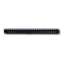 Intracom INTELLINET 720328 Intellinet Blank 24-port panel for Keystone Jack 1U 19 with cable organizer