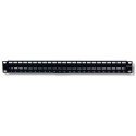 Intracom INTELLINET 720328 Intellinet Blank 24-port panel for Keystone Jack 1U 19 with cable organizer