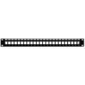 Intracom INTELLINET 720328 Intellinet Blank 24-port panel for Keystone Jack 1U 19 with cable organizer