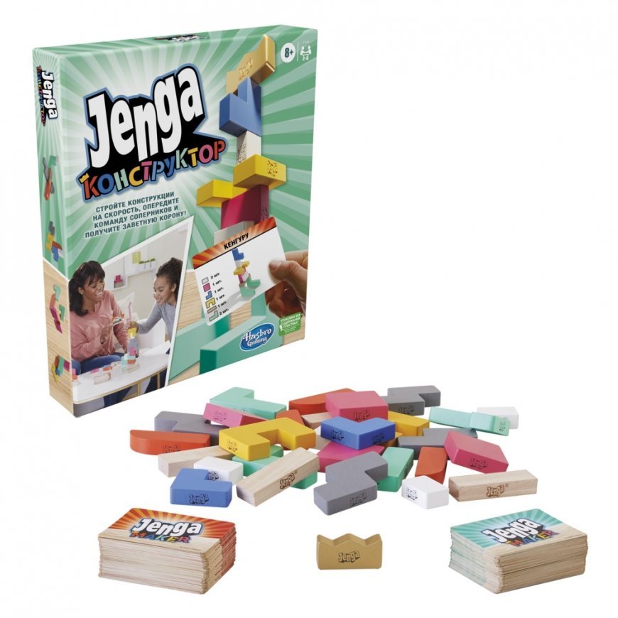 JENGA Maker Board game (In Russian lang.) – 2