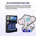 Battery charger XTAR X4 for 18650 AA AAA cell ni-MH li-ion 4 places Battery charger XTAR X4 for 18650 AA AAA cell ni-MH li-ion 4 places