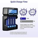 Battery charger XTAR X4 for 18650 AA AAA cell ni-MH li-ion 4 places Battery charger XTAR X4 for 18650 AA AAA cell ni-MH li-ion 4 places