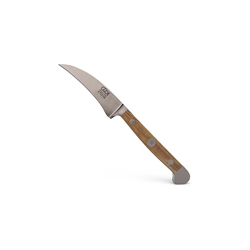 Güde Alpha peeling knife 6 cm Olive Wood