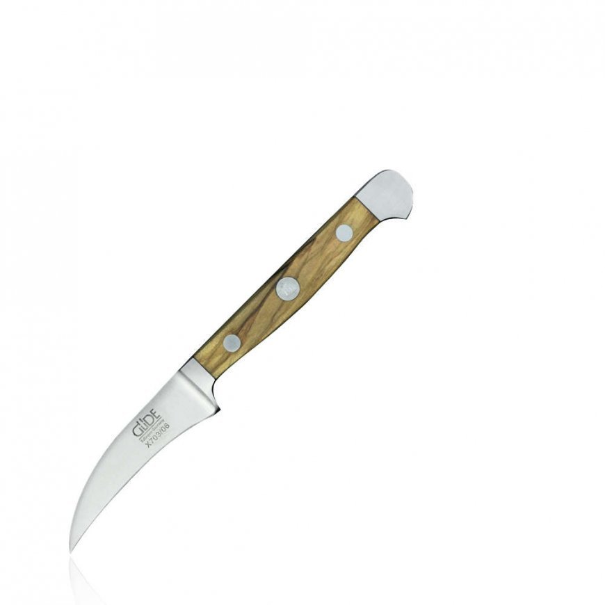 Güde Alpha peeling knife 6 cm Olive Wood – 2