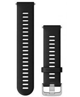 Garmin Quick Release -silikoniranneke, 22 mm, musta