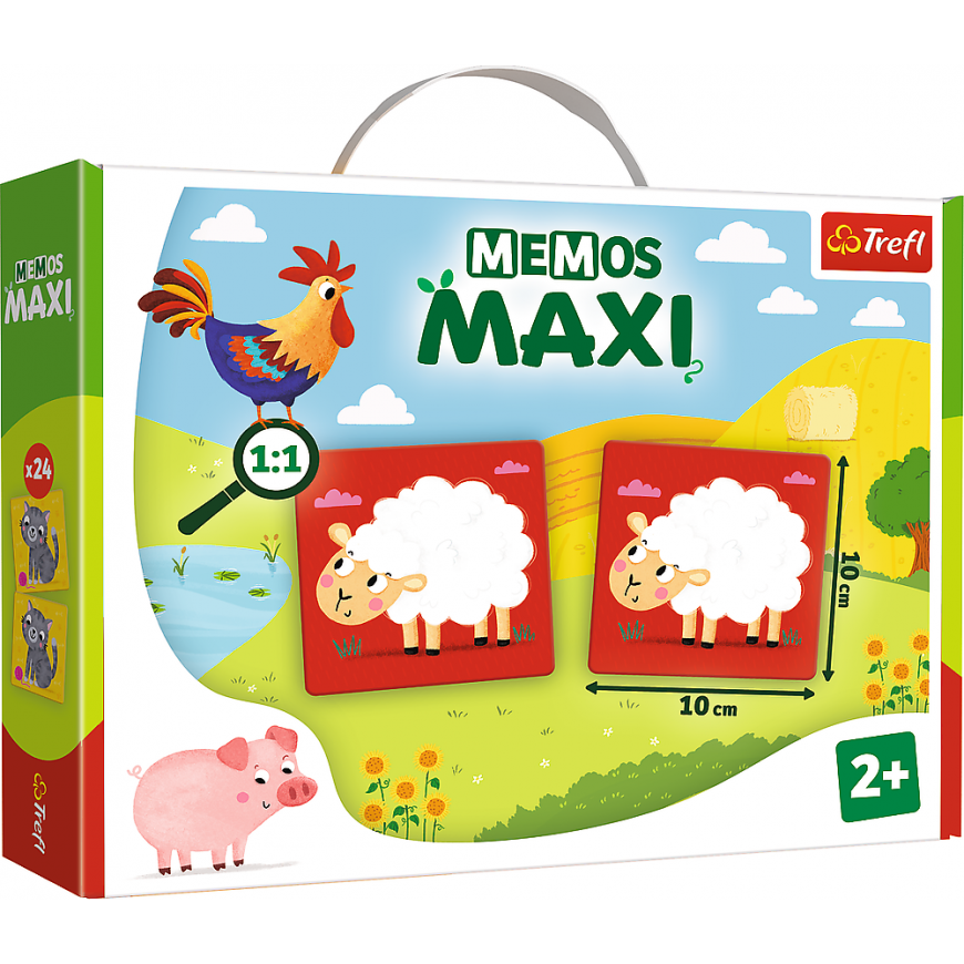 TREFL GAMES TREFL Memo Maxi Lauku