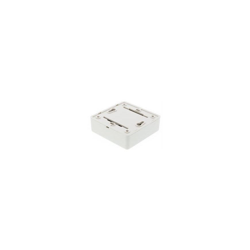Wall socket, surface UTP, 2xRJ45, Cat6 DELTACO white / VR-34 – 4