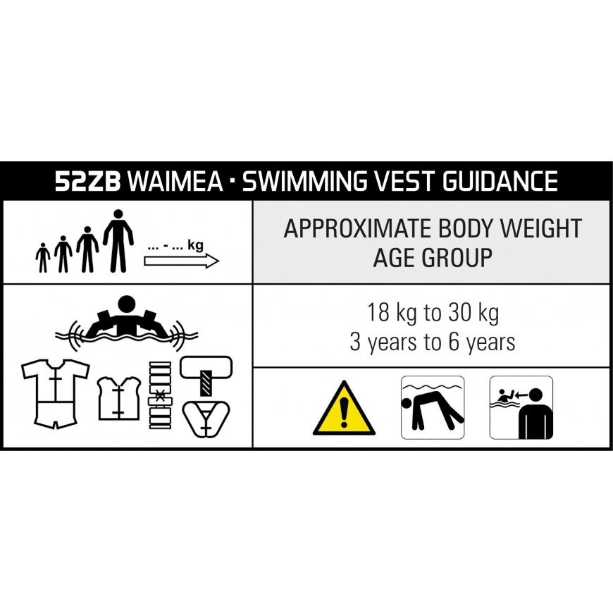 Schreuders Sports Swimming vest for children. 52ZB GGZ 3-6 years 18-30 kg – 7