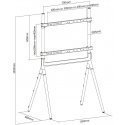 Mozi Art Series FS-21 floor stand for 49 - 75" TV Mozi Art Series FS-21 floor stand for 49 - 75" TV