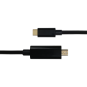 USB-C - miniDisplayPort cable DELTACO 4K UHD, gold-plated connectors, 2m, black / USBC-DP202-K / 00140017 USB-C - miniDisplayPort cable DELTACO 4K UHD, gold-plated connectors, 2m, black / USBC-DP202-K / 00140017
