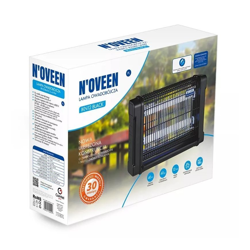 Insecticide lamp N'oveen IKN12 2x6 W – 2