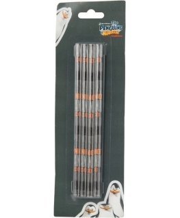 Paso 00-9044PO Penguins 4pcs pencils