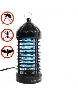 Esperanza EHQ005 Insect Killer Latern Lamp 2W 20m2 range with 90cm cable (20x8x8cm) Black